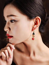 National Retro Split-joint Earrngs